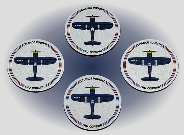 F4U Corsair Coaster Set